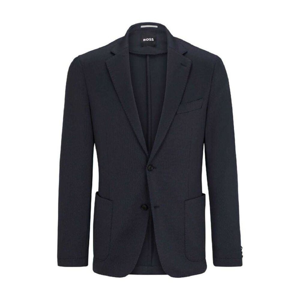 Boss Mens Hanry Structured Tailored Jacket / Dark Blue